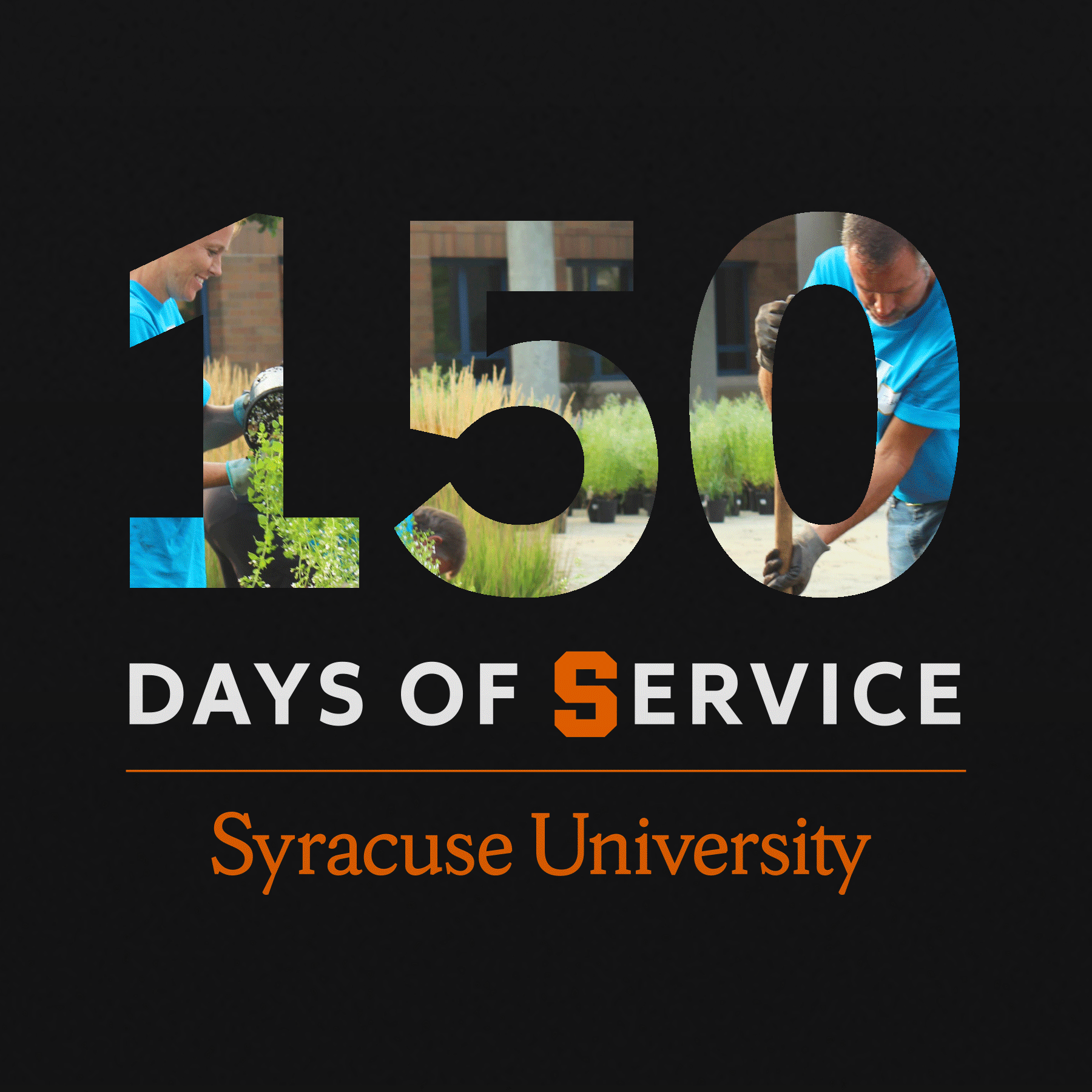 150 Days of Service animated GIF